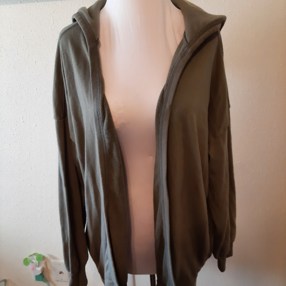 American Eagle Hooded Open Sweatshirt